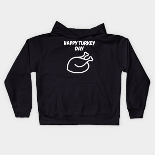Be grateful and give thanks, happy thanksgiving Kids Hoodie